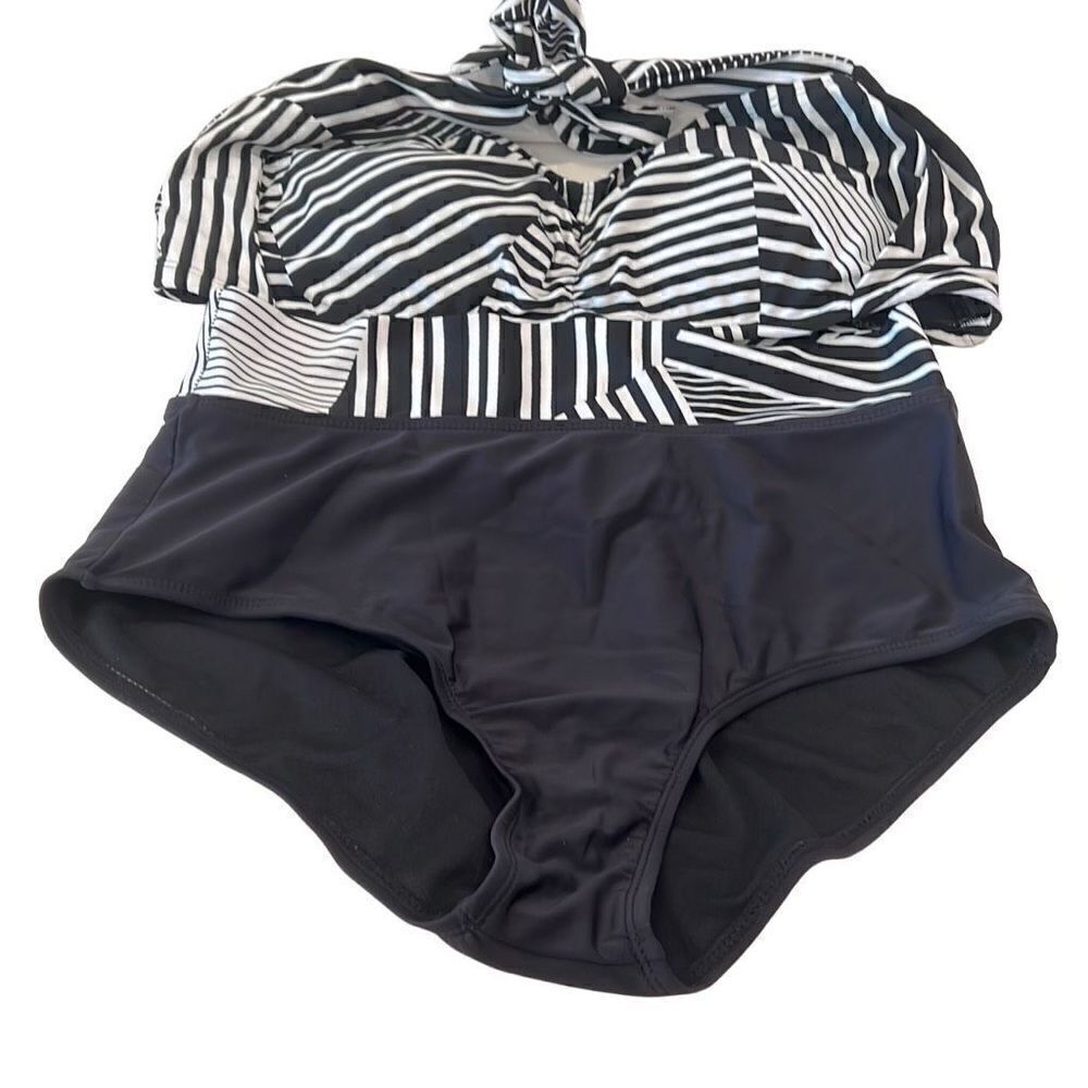 Swimsuits for all Swim Sexy Black & white Bikini Sz.14